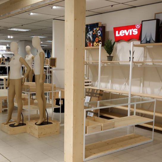 ALevi's store in the heart of Munich prepared by Ergo Store