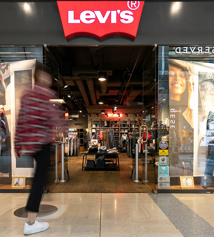 Ergo prepared Levi's store in Budapest