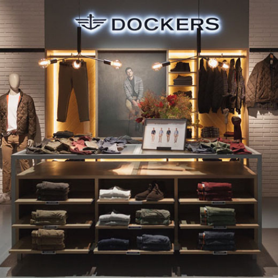 ANowe sklepy Dockers we Francji przygotowane przez Ergo Store 