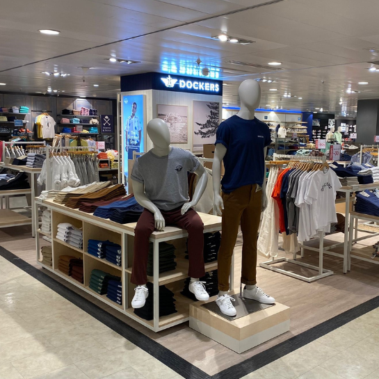 AKolejna produkcja dla marki Dockers - sklep w Madrycie przygotowany przez Ergo Store 