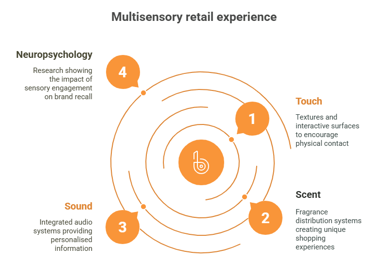 Multisensory retail furniture